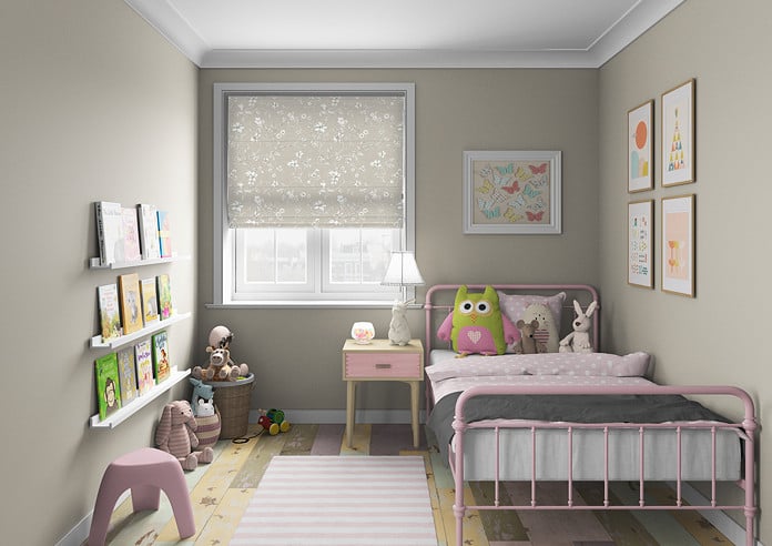 Etched Vine, Sandstone - Twist&Fit Roman Blind - Image 5